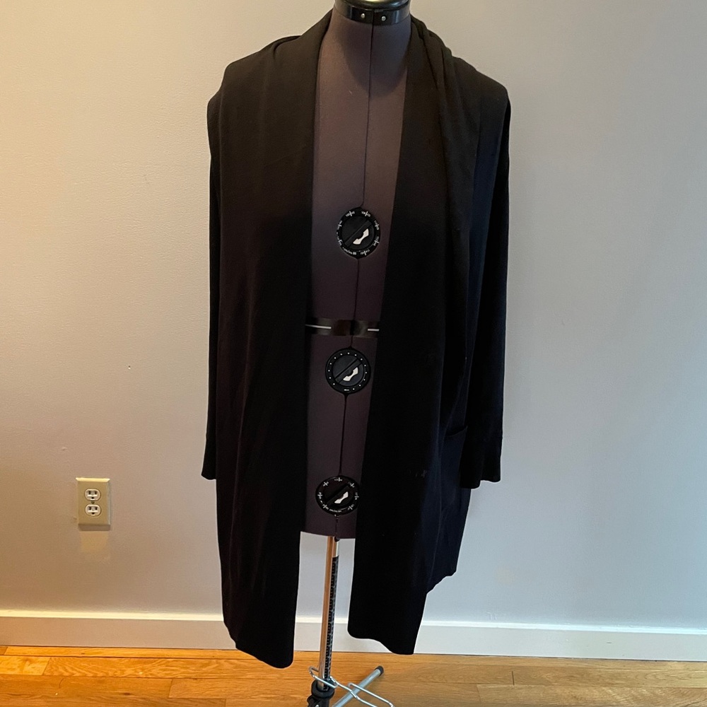 Black cardigan